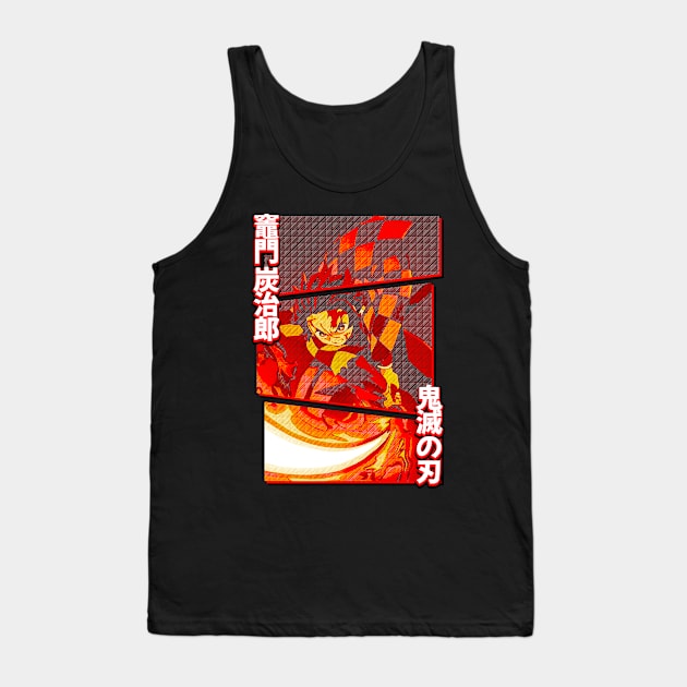 Tanjiro Kamado Tank Top by Anima X Anima